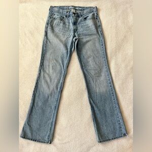 Urban Pipeline Men’s Light Blue Relaxed Bootcut Denim Jeans, Size 32x34